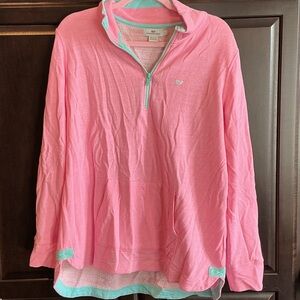 Vineyard Vines light Pink and Light Blue Pullover